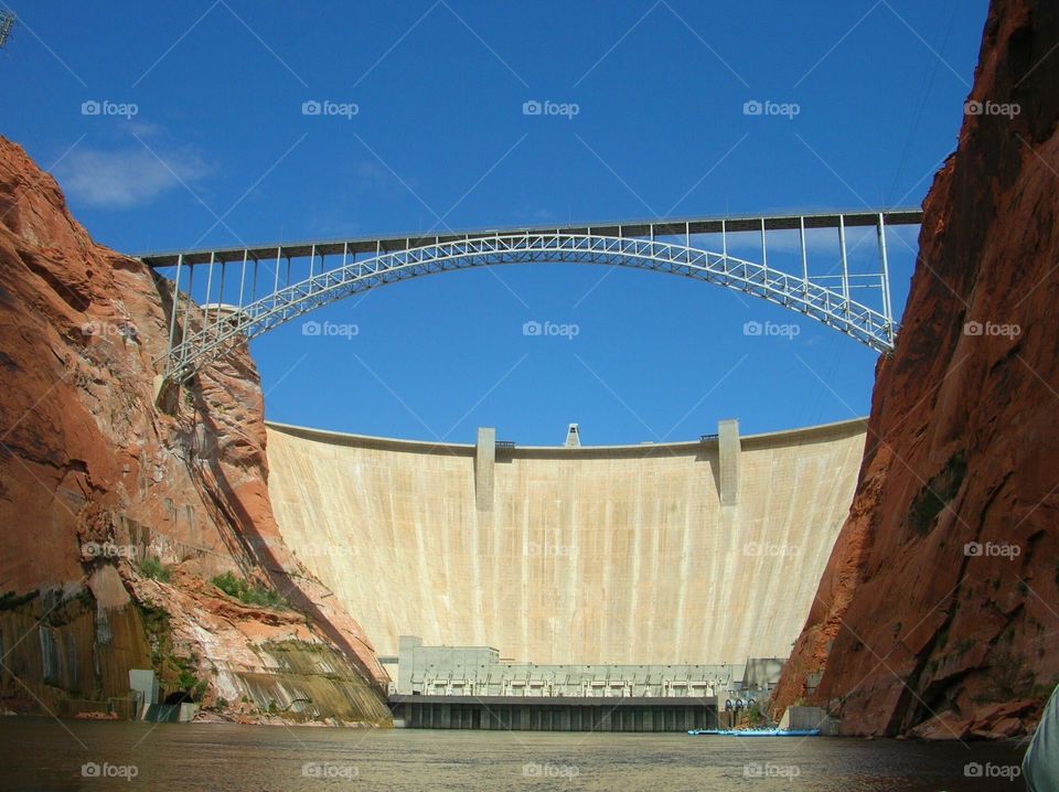 Glen Canyon dam on Colorado river