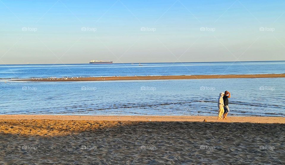 Romantic Beach walk