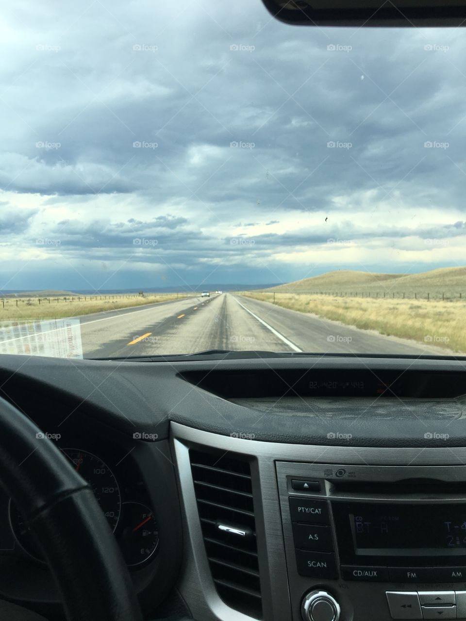 Stormy skies in Wyoming b