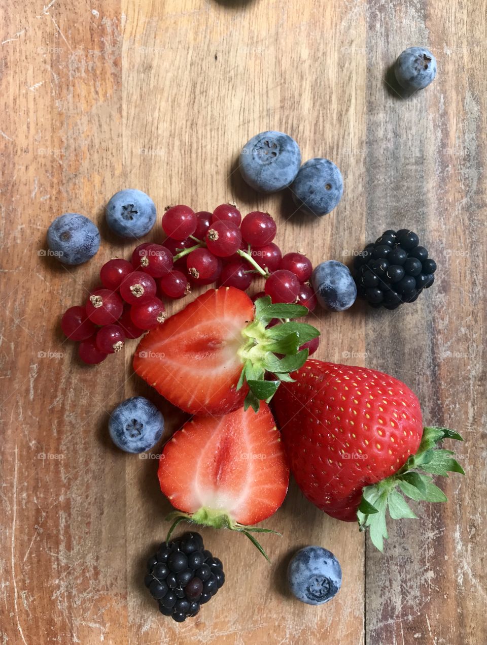 blueberry still life