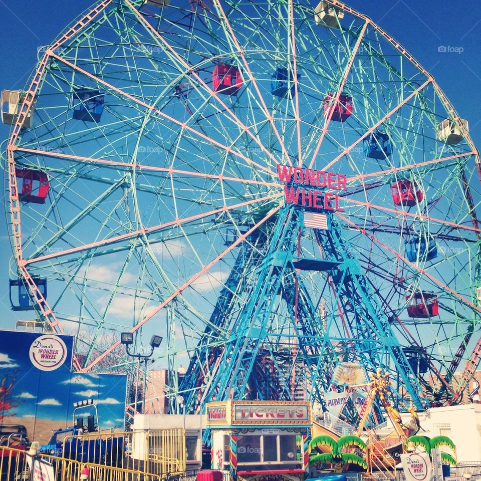 Coney Island wheel of furtune 
