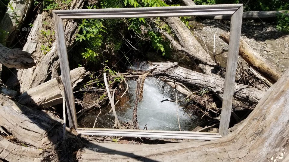 Framed Natural Tributary