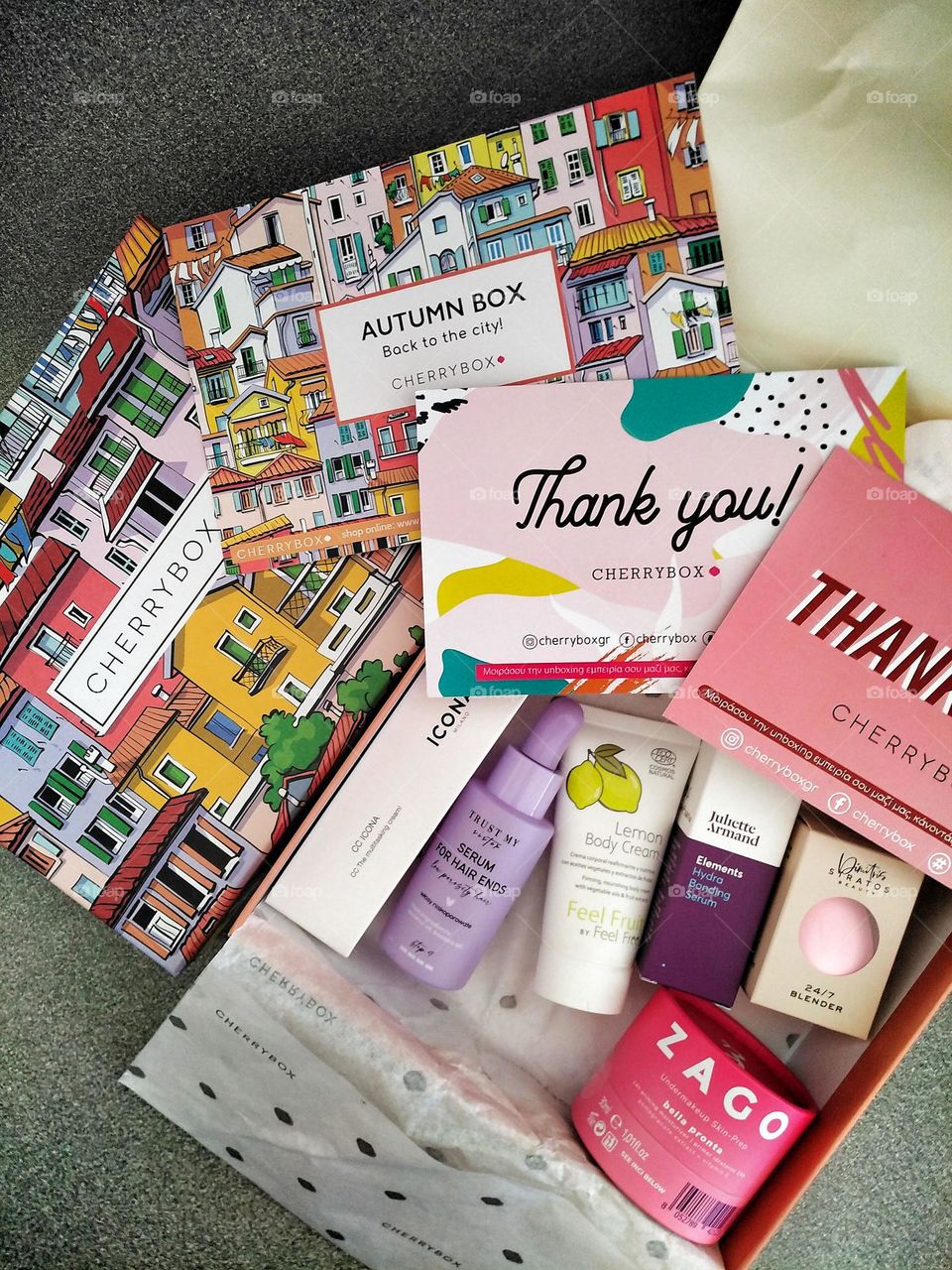 Cherry box cosmetics