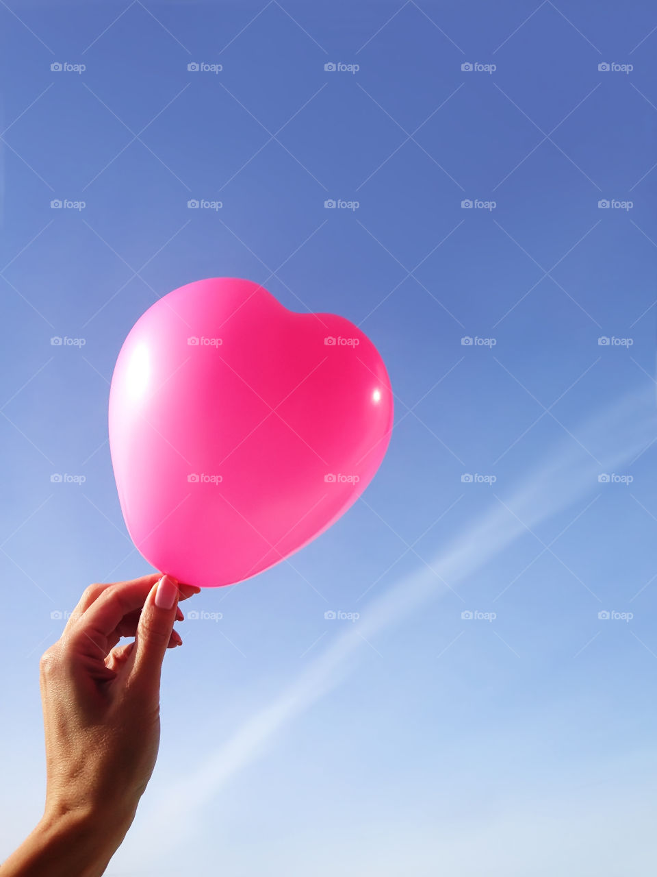 Pink party balloon 