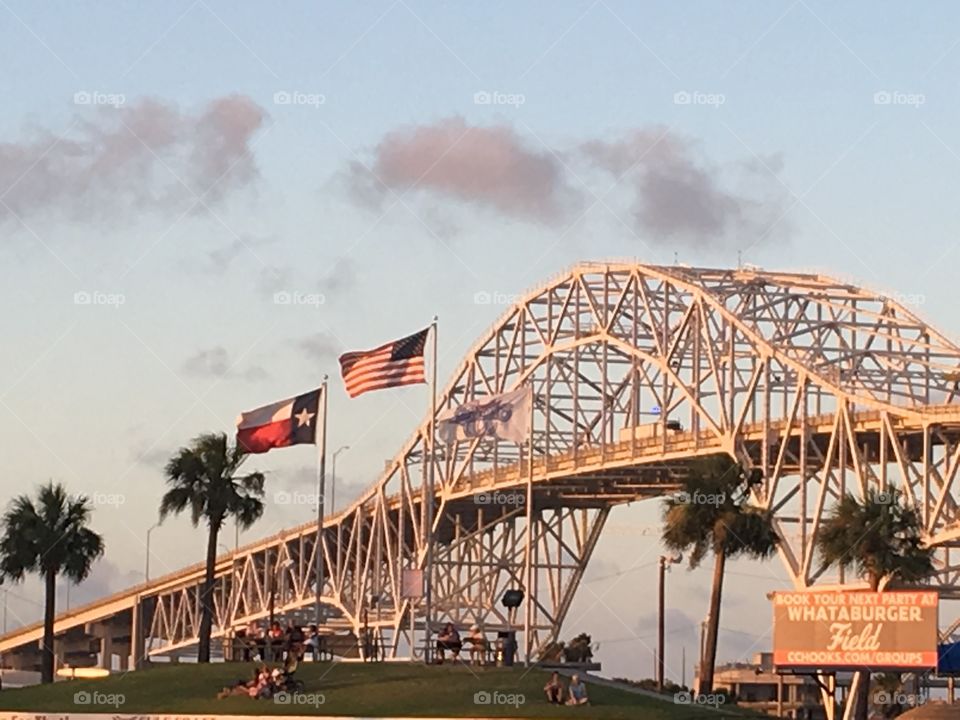 Corpus Christi, Texas bridge.