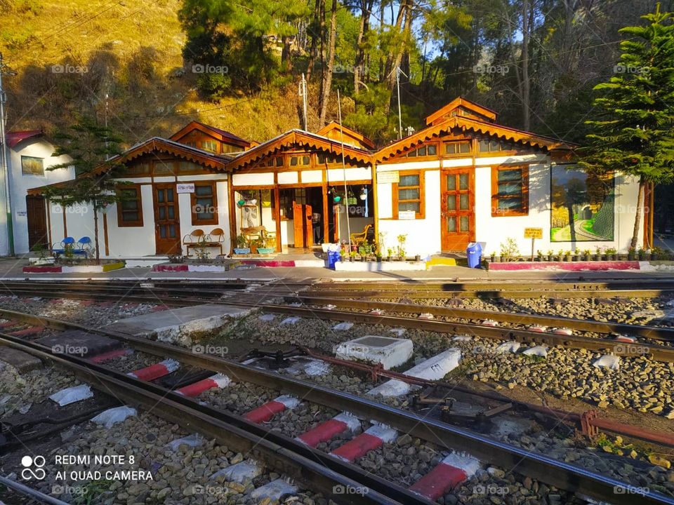 it was just a sunny day at the most beautiful railway station of India