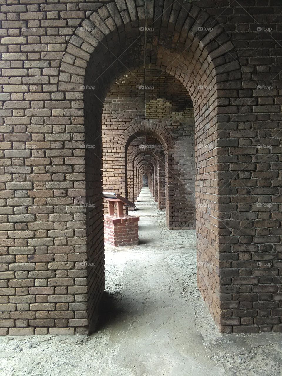 Archways at a fort in key west