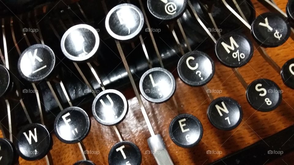 Blickensderfer Typewriter Keyboard