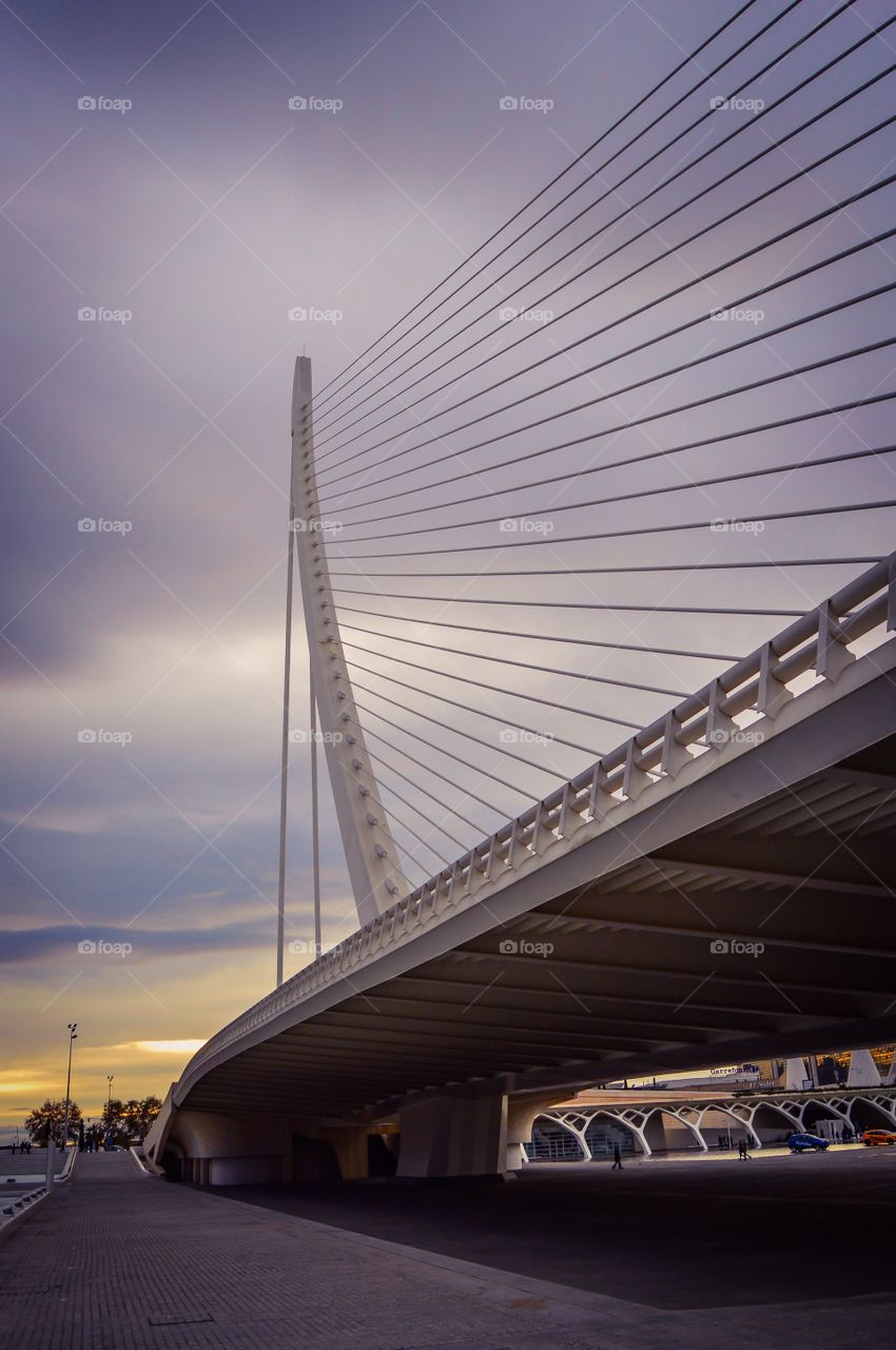 Assut de l'Or Bridge in Valencia, Spain