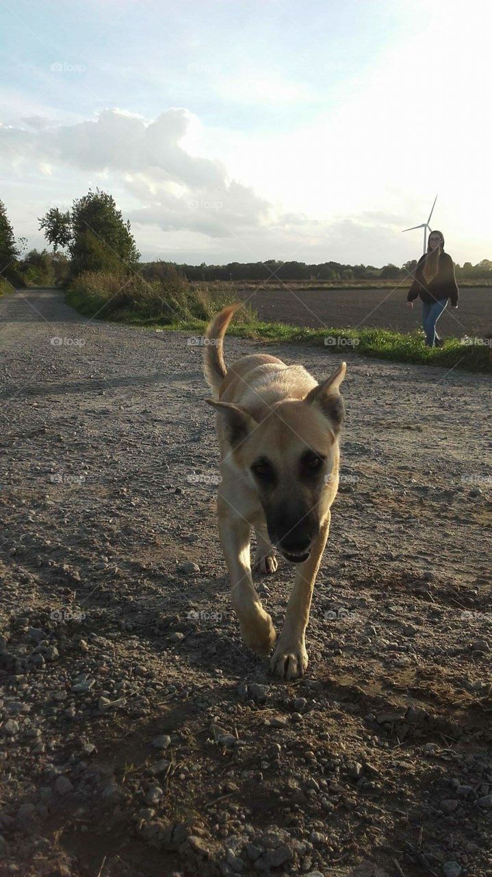 spacer z przyjacielem