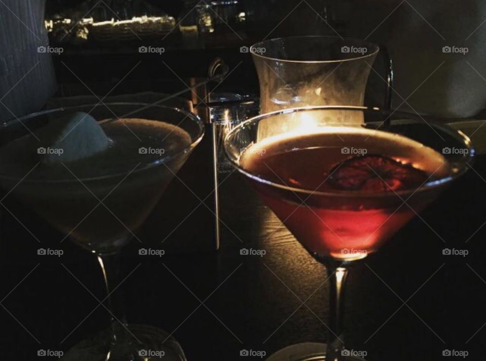 Drinks with the crew! 
