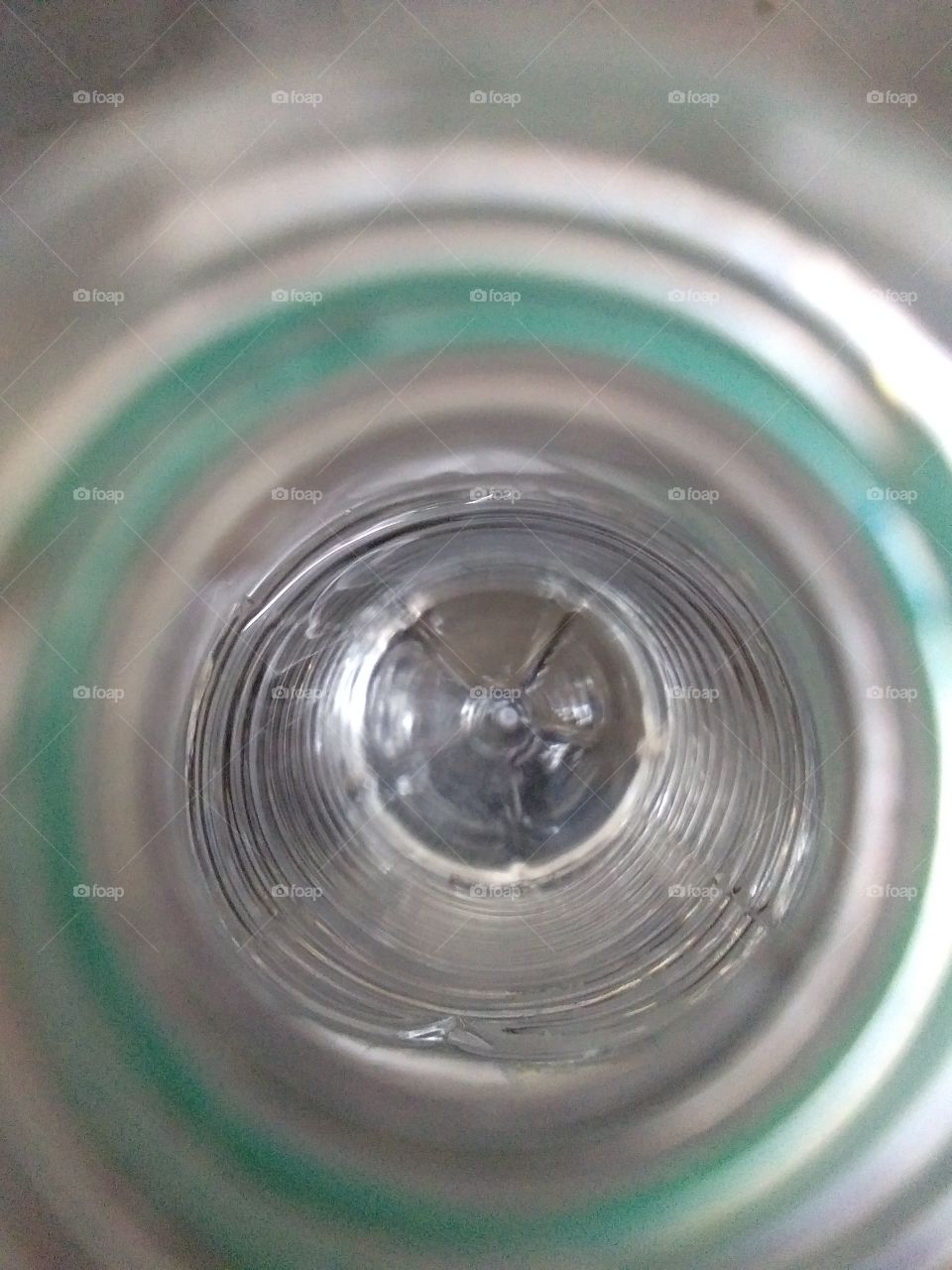 angles with ring in water bottle