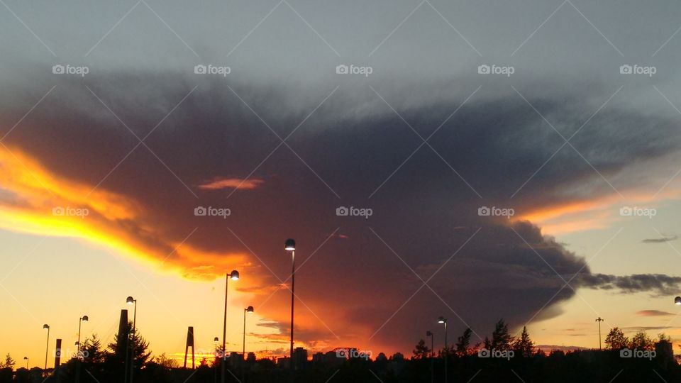 Tornado Cloud Sunset