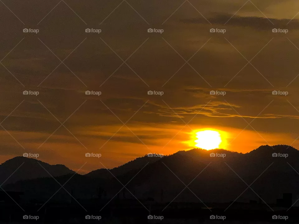 Orange sunset