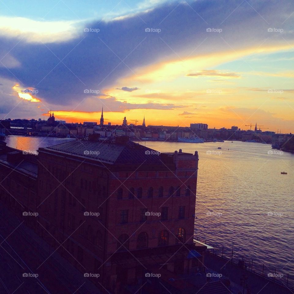 Stockholm sunset