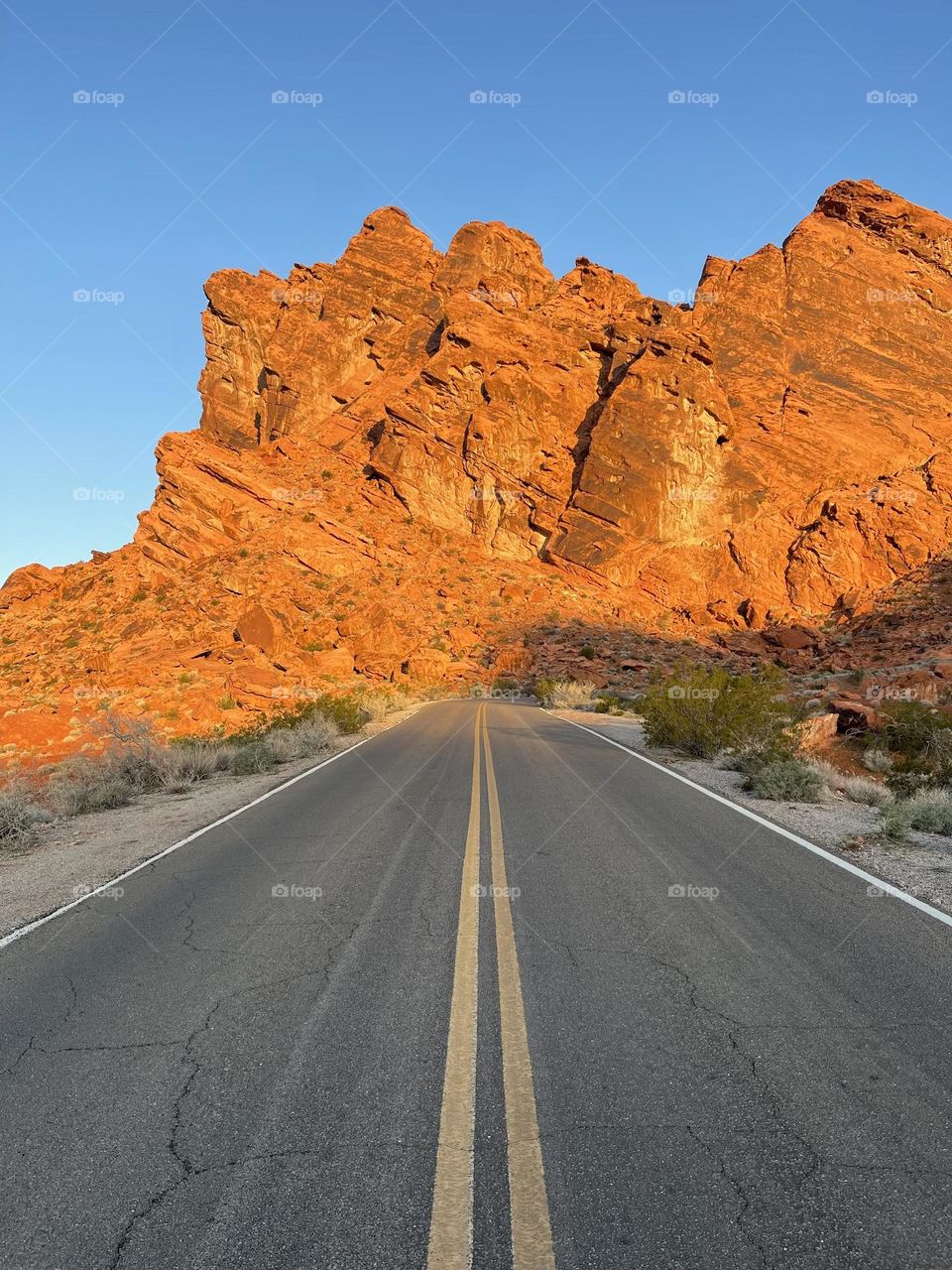 road to the valley of fire