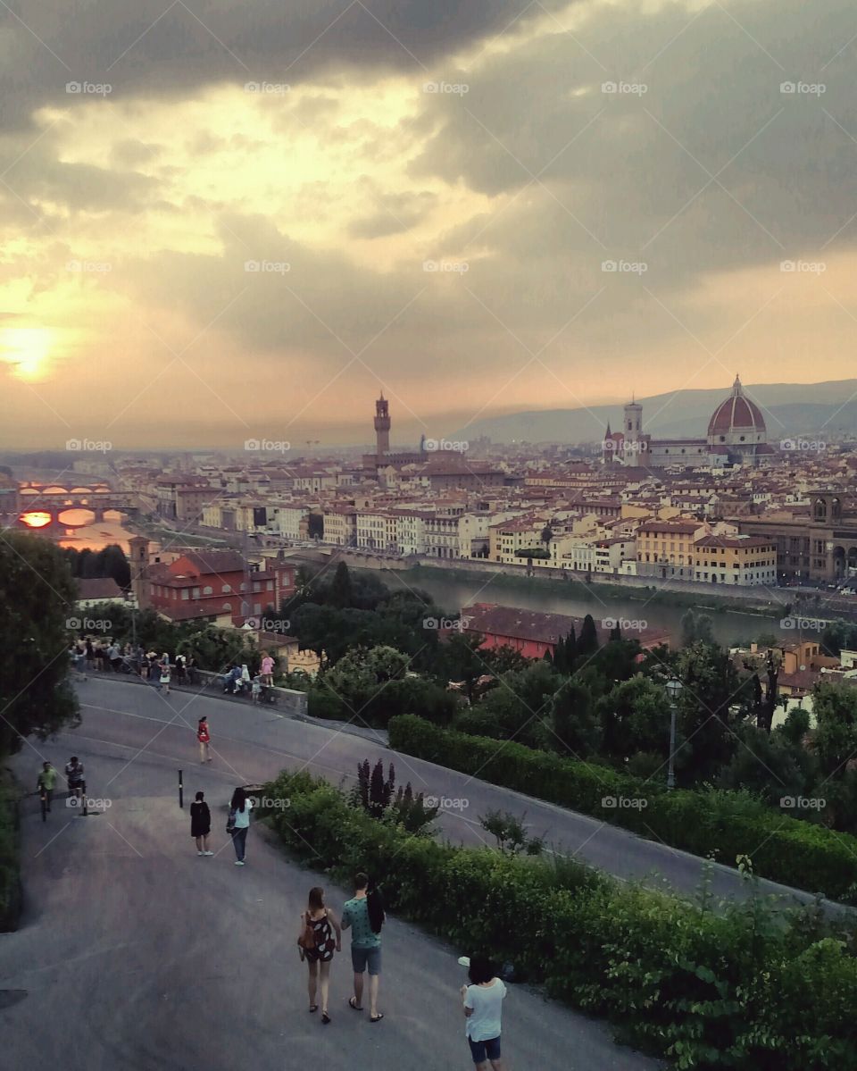 A Florence Sunset