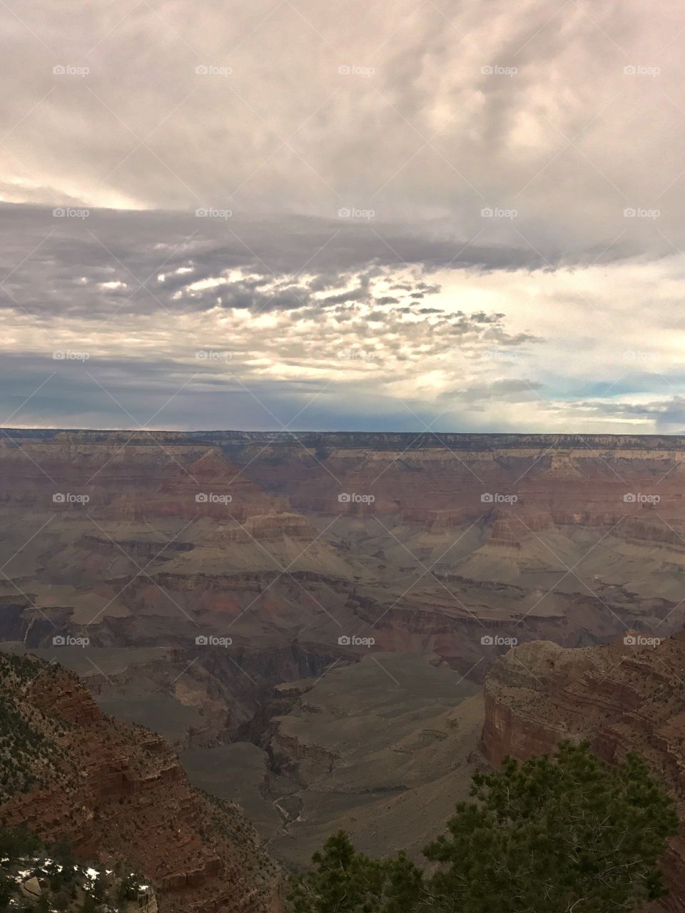 Grand Canyon with Clouds