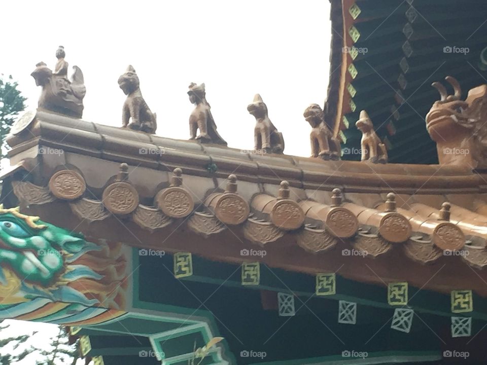 People in Unity and Harmony with all Living Things.  Po Lin Monastery, Ngong Ping Village, Lantau Island, in Hong Kong. Copyright Chelsea Merkley Photography April 2019.