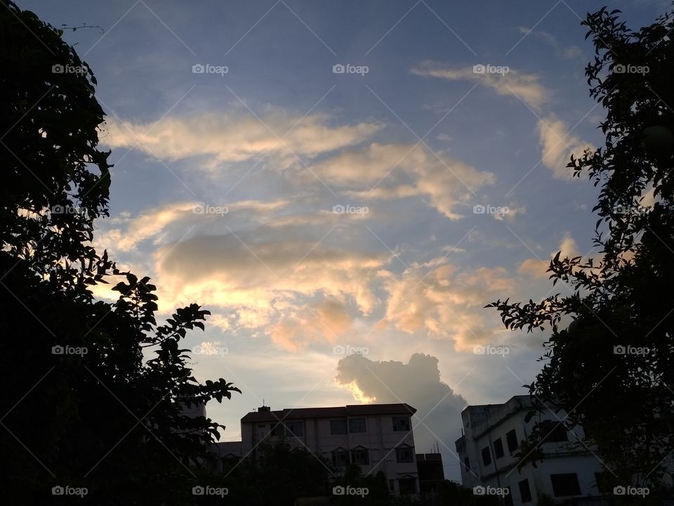 Nature photography with Could and sky