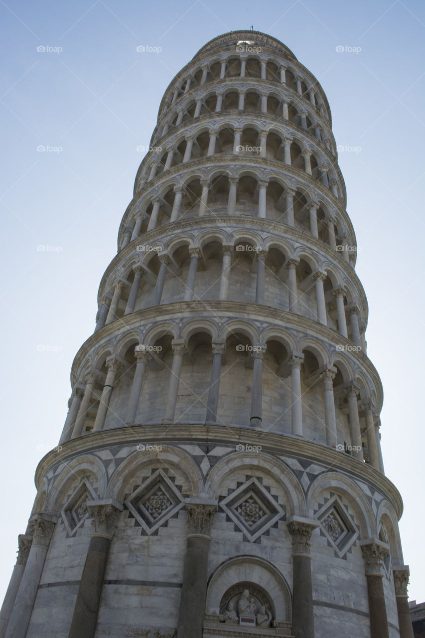 The landing tower of Pisa