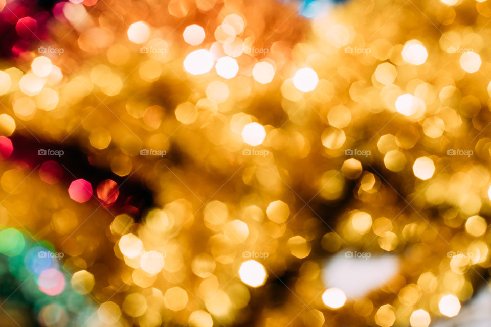 Colorful sparkling bokeh