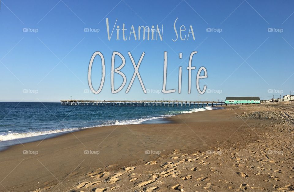 Avalon Pier in OBX, NC                                                  Vitamin Sea OBX Life