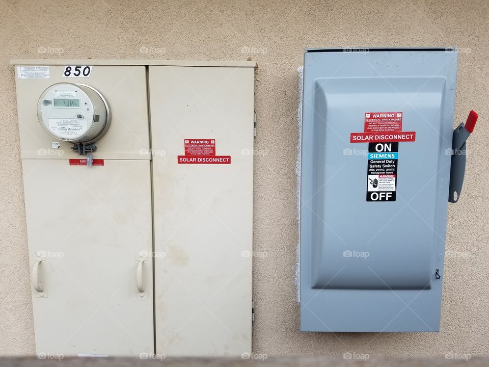 Electrical panel  and  disco