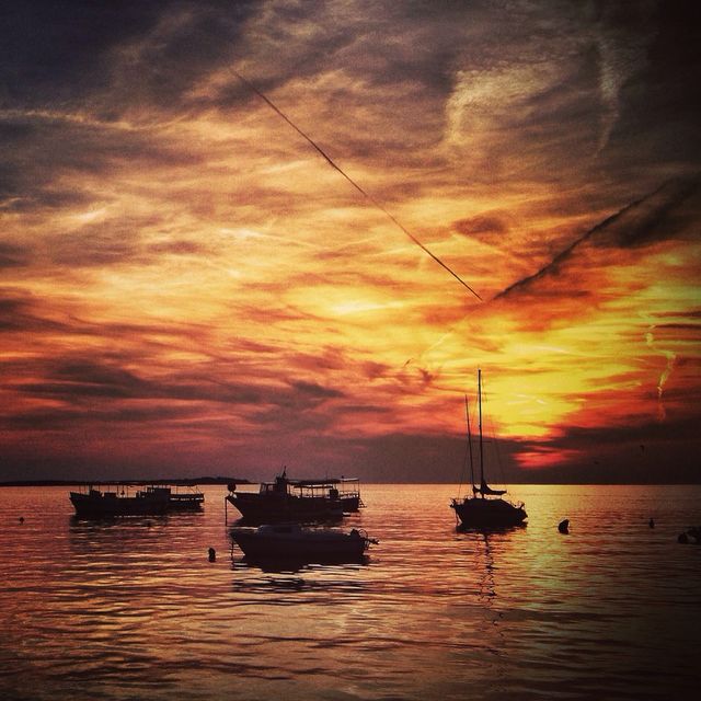 Sky on fire