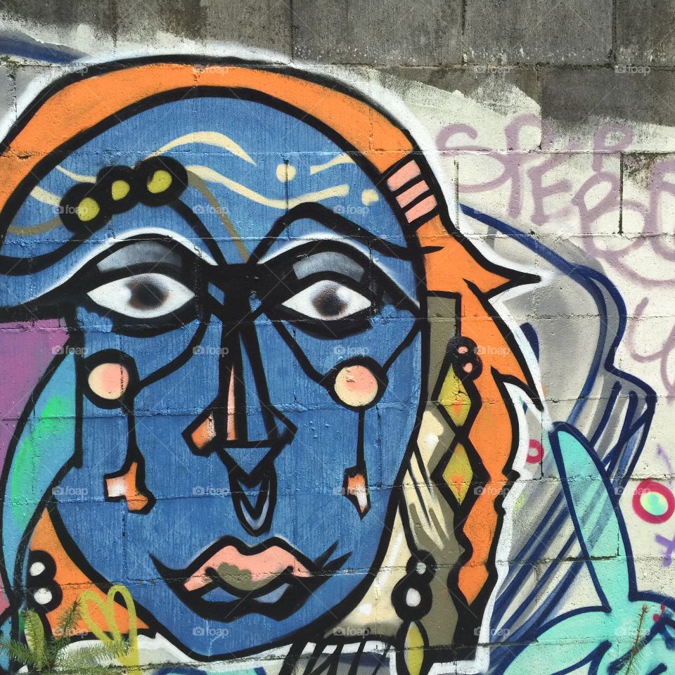 Graffiti face 