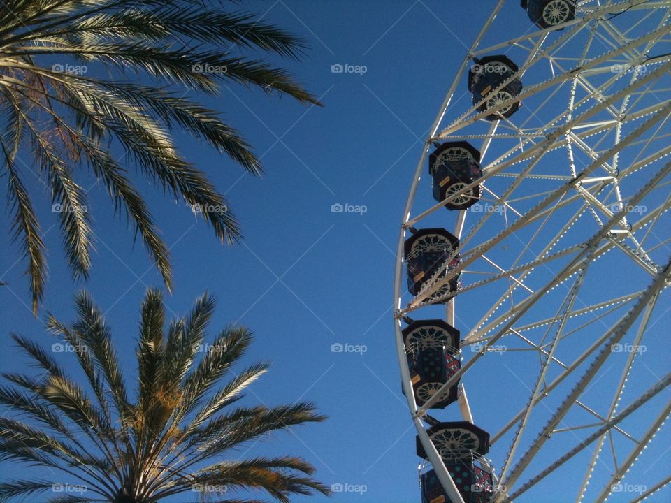 Spectrum . Ferris wheel at the Spectrum, Orange County