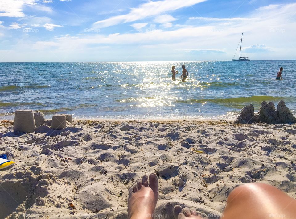 Hanging at the beach