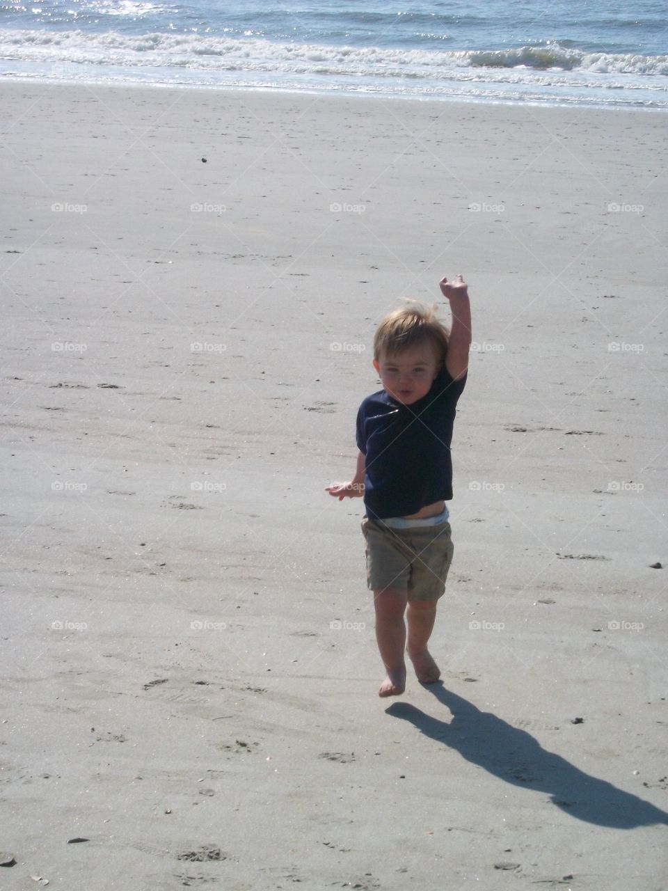 Beach, Sand, Sea, Child, Seashore