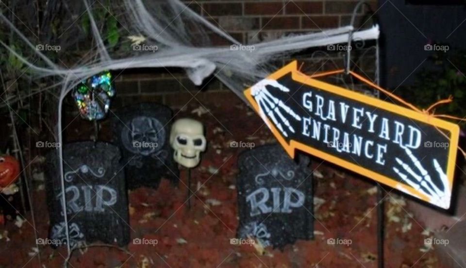 Halloween Graveyard 