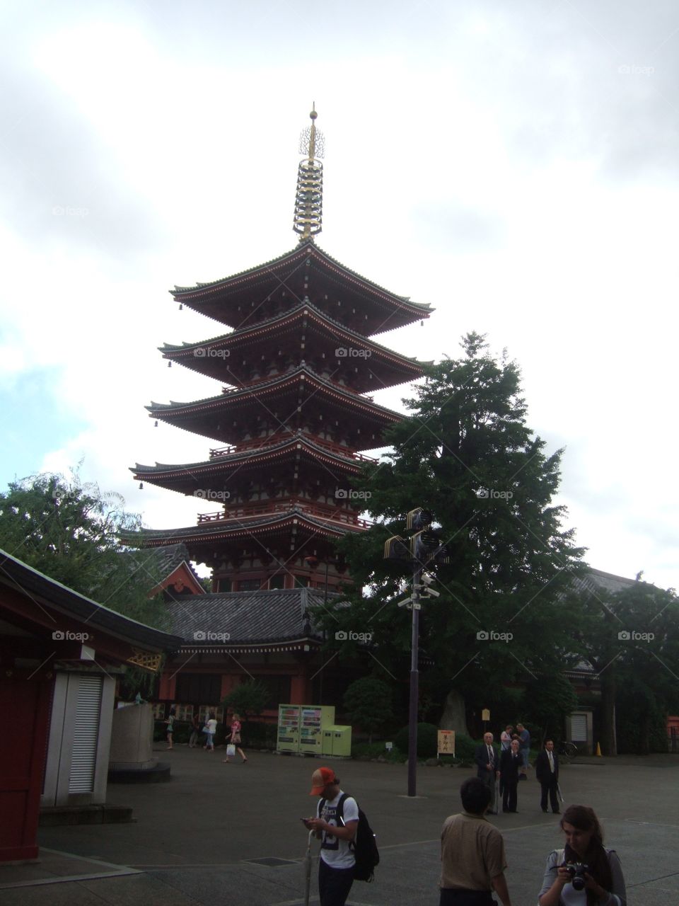 Japansk pagoda i asakusa