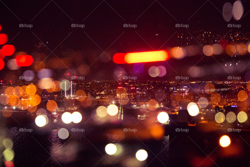 A beautiful night scene of London, United Kingdom. Artistic, colorful photo of a city.