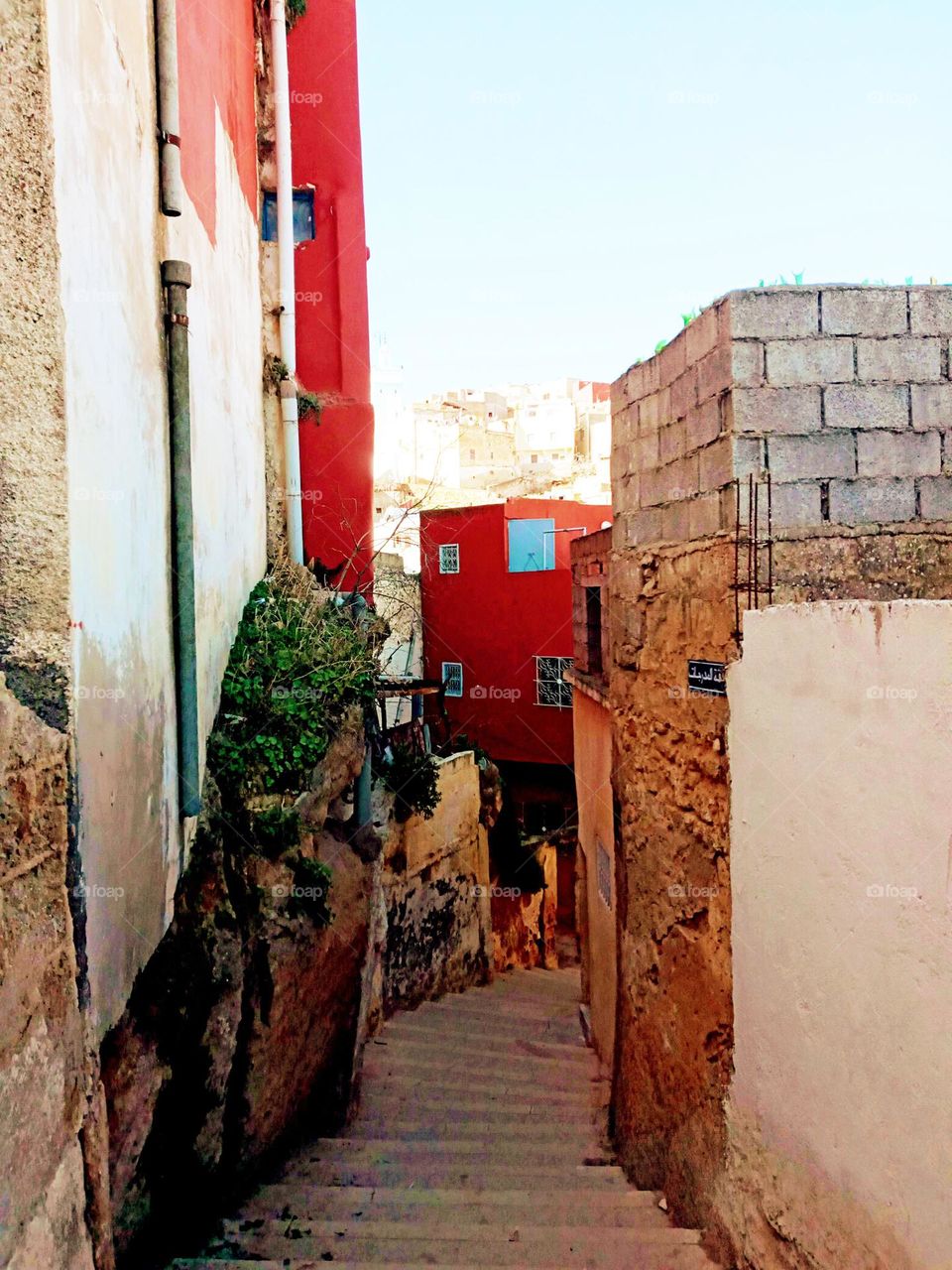 Old architecture in Bhalil village of morocco