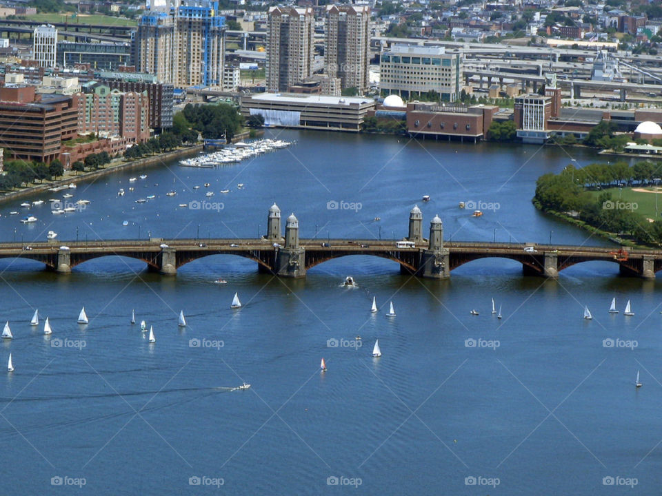 View of bridge of Boston, USA