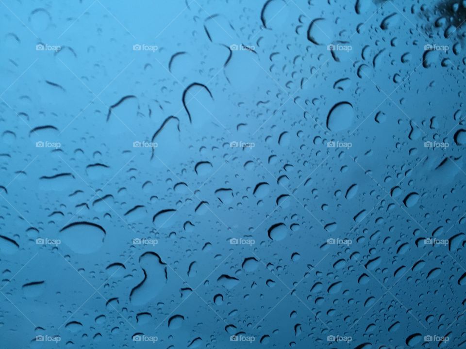 Lovely Tinnie winnie rain drops above the car. Never failed to amaze me