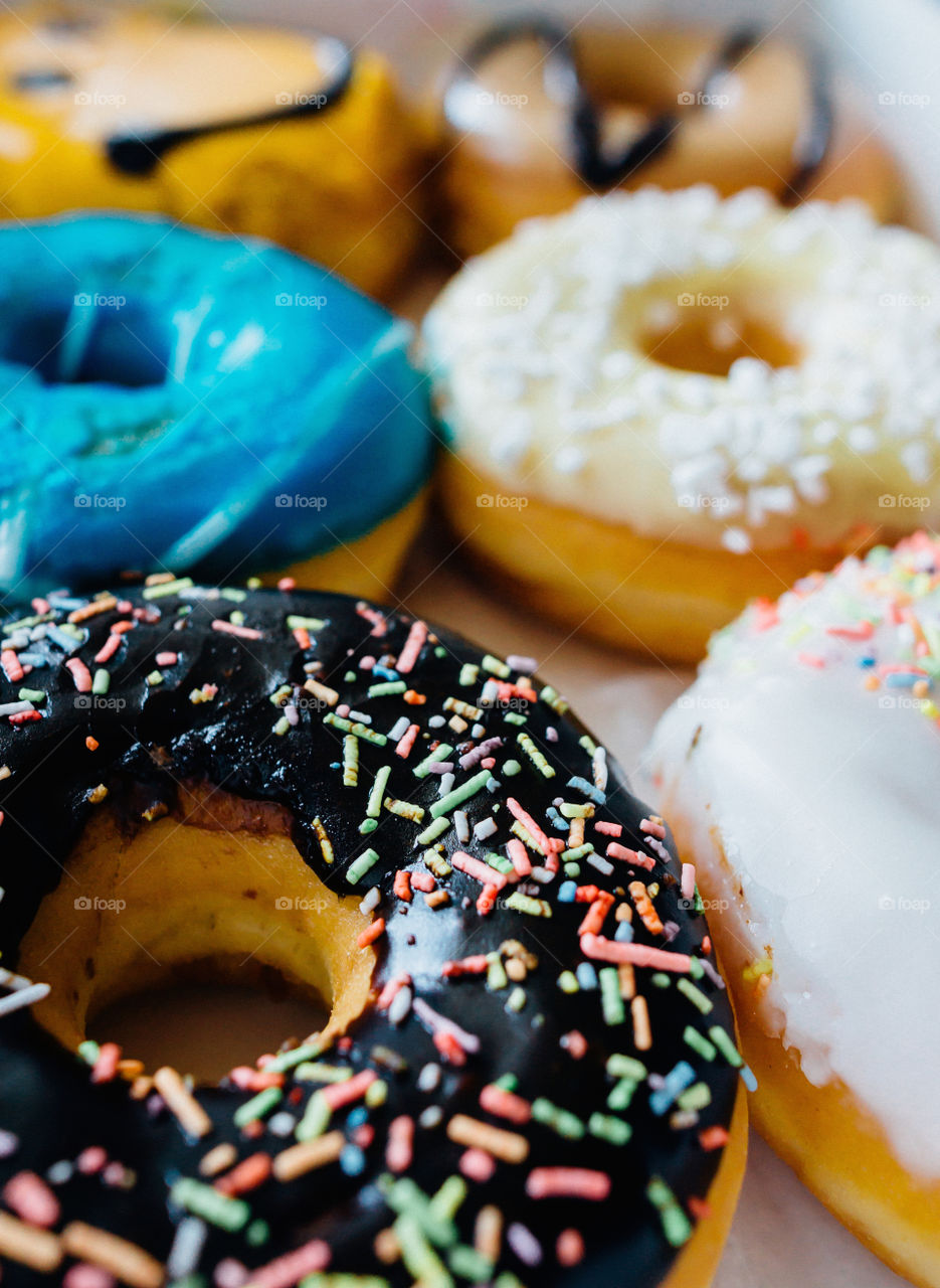 Close-up of donut