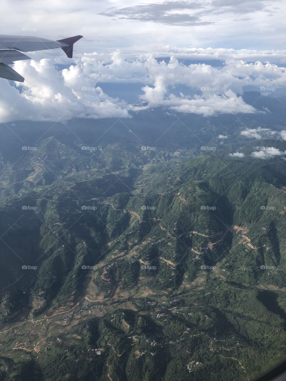 Air view Nepal