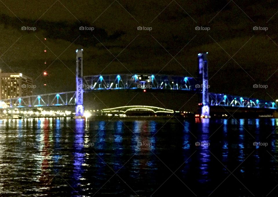 Bridge under Bridge at Night