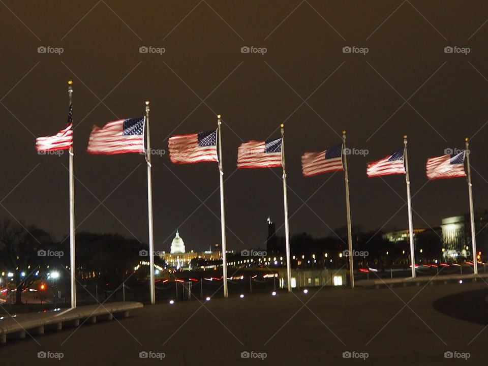 The U.S. Capitol from the Washington Monument.