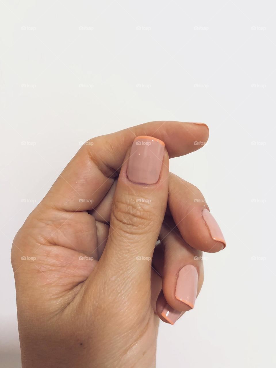 Nude nails sweet colors 