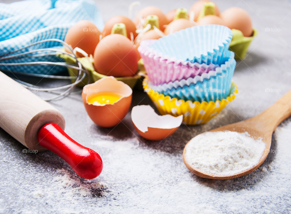 Ingredients for baking 