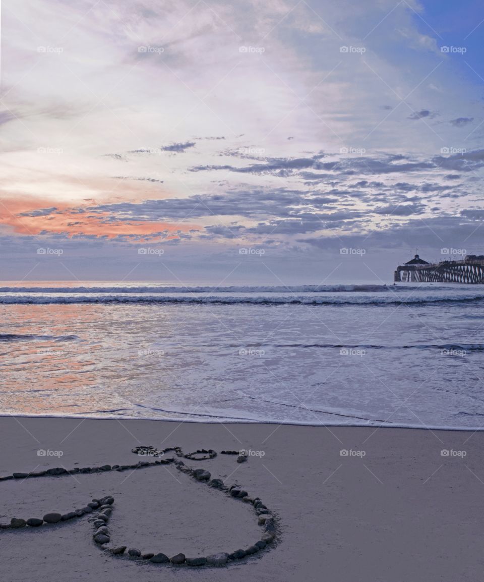 Water, Sunset, Sea, Dawn, Beach