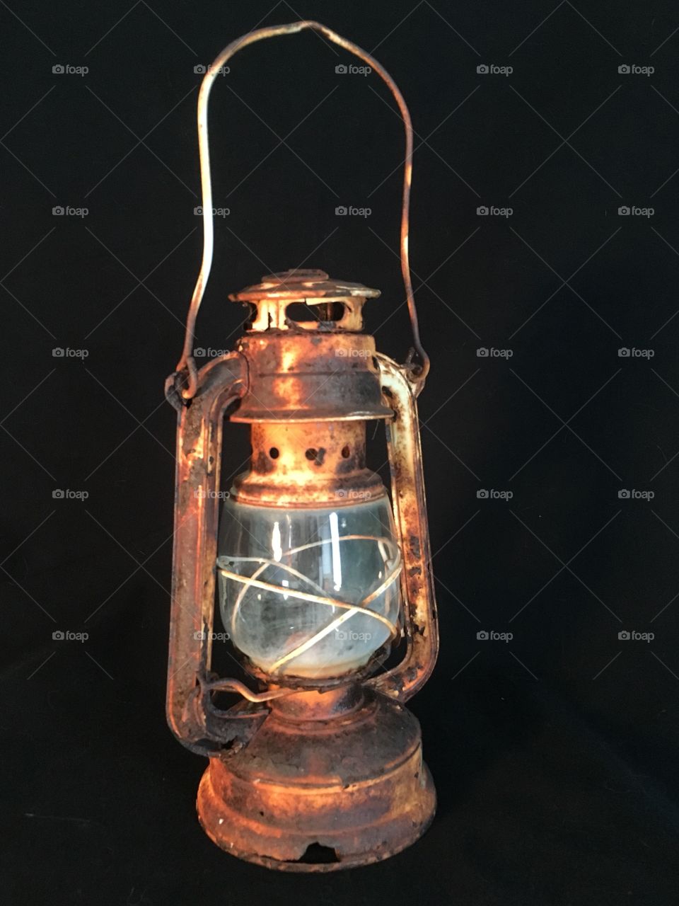 Rusty lamp