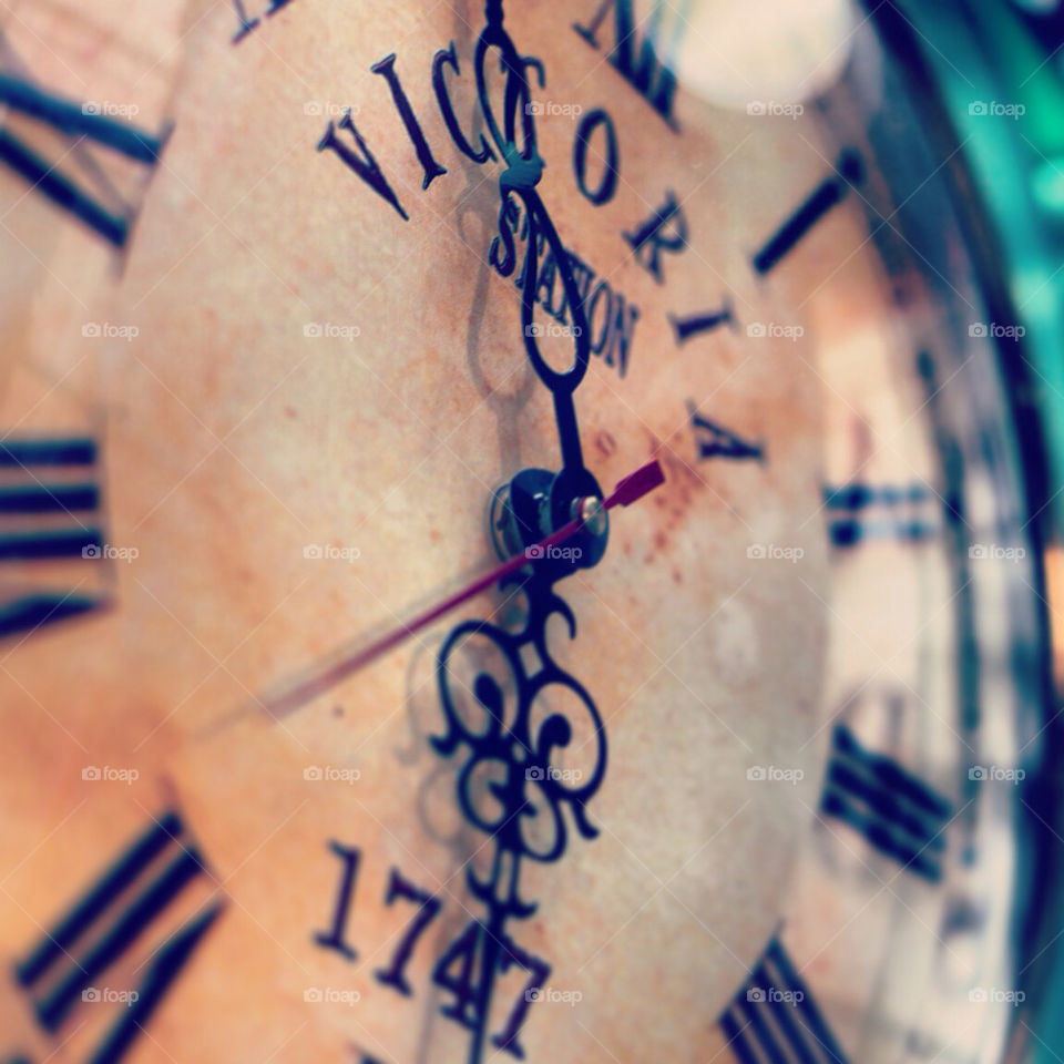 Victoria Station Antique Clock