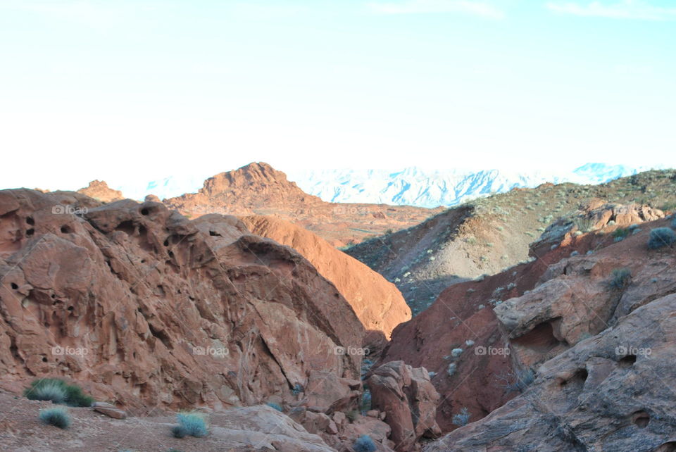 View of Valley of Fire, Nevada