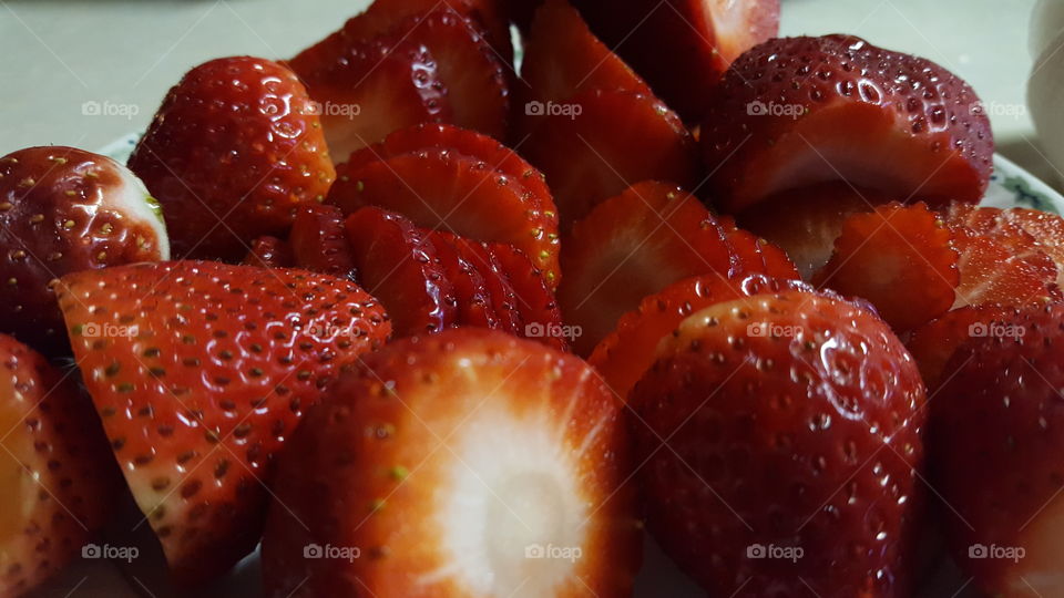 Strawberry, Fruit, Berry, Delicious, No Person